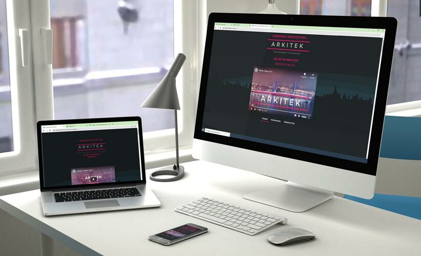 Le site Arkitek a été intégré de 3 façons différentes: à l'aide du CMS Wordpress, codé complétement à la main et élaboré à l'aide de Bootstrap
