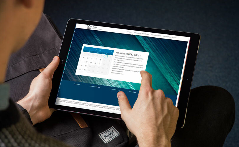 Le site web Darius permet les prises de Rendez-Vous, avec un usage facilité pour chacun des utilisateurs.