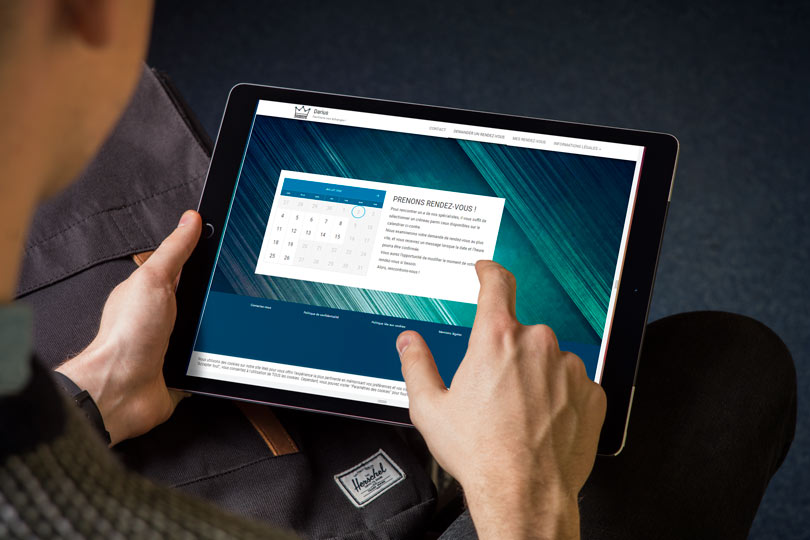 Le site web Darius permet les prises de Rendez-Vous, avec un usage facilité pour chacun des utilisateurs.